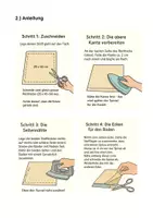 Vorschau - Unterrichtsreihen - Turnbeutel nähen mit Shibori-Technik – TTG Unterrichtsmaterial 5./6. Klasse | Anleitung, Differenzierung & Lehrplan 21 - Seite 2