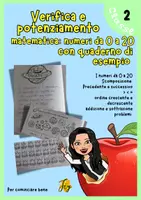 anteprima - Esercizi - Ripasso dei numeri 0 - 20 - inizio classe seconda - Pagina di copertina