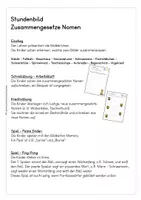 Vorschau - Arbeitsblätter - Zusammengesetzte Nomen – Wortschatzarbeit mit Spiel, Kreativität und Bewegung - Seite 2