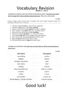 Vorschau - Arbeitsblätter - Vocab Revision MORE 3 - 14 Units Word und Pdf - Seite 3