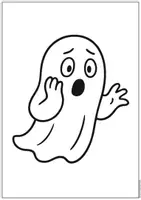 Vorschau - Mal- und Bastelvorlagen - Lustige Geister – Fensterbilder für Halloween - Seite 3