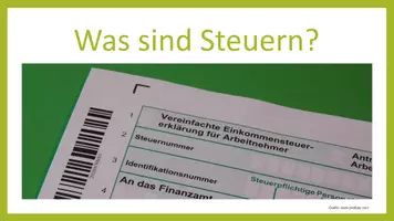 Vorschau - Stundenentwürfe - Steuern, gerechte Steuern und Steuererklärung (Mathestunde) - Deckblatt