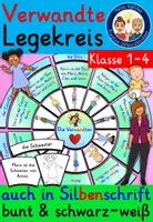 Vorschau - Mal- und Bastelvorlagen - Die Familienmitglieder Legekreis (auch in Silbenschrift) - Deckblatt
