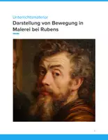 Vorschau - Unterrichtsreihen - Bewegung in Rubens’ Malerei – Dynamik und Barock im Kunstunterricht SEK II - Deckblatt