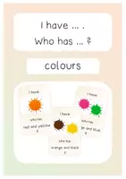 Vorschau - Spiele - I have ... Who has ... - colours - Deckblatt