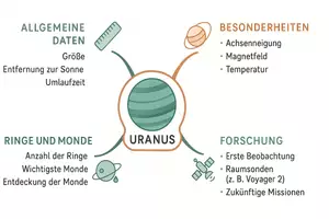 Vorschau - Arbeitsblätter - Arbeitsblätter zum Thema "Uranus" + Lösung & MP3 + Mindmap + Infografik - Seite 2