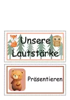 Vorschau - Stundenentwürfe - Lautstärken Tafeltransparenz - Deckblatt