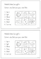 Vorschau - Arbeitsblätter - Leseheft - Herbst (1. Klasse / DAZ) Silbenschrift - Seite 3