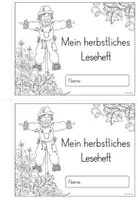 Vorschau - Arbeitsblätter - Leseheft - Herbst (1. Klasse / DAZ) - Seite 1
