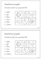 Vorschau - Arbeitsblätter - Leseheft - Herbst (1. Klasse / DAZ) - Seite 3