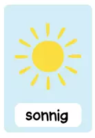 Vorschau - Präsentationen/Tafelbilder - Wetter und Temperatur Symbol Karten Tafelmaterial - Deckblatt