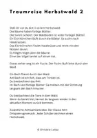 Vorschau - Arbeitsblätter - Traumreise Herbst 2 - Seite 1