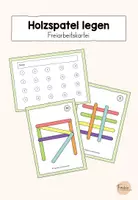 Vorschau - Unterrichtsreihen - Materialbundle Freiarbeitskartei - Feinmotorik - Seite 1
