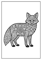 Vorschau - Mal- und Bastelvorlagen - Herbst Mandalas – Tiere Ausmalbilder - Seite 1