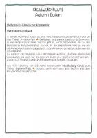 Vorschau - Arbeitsblätter - Crossword Autumn Fall Englisch Sek I - Seite 1