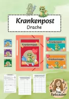 Vorschau - Anderer Materialtyp - Krankenpost, Krankenmappe Drache / Drachenklasse - Deckblatt