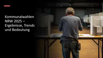 Vorschau - Unterrichtsreihen - Kommunalwahl NRW 2025 analysieren: Wahlergebnisse, Ursachen und Folgen für Demokratie – Unterrichtsmaterial Sek II - Deckblatt