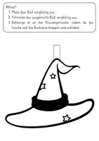 Vorschau - Mal- und Bastelvorlagen - Halloween Girlande | Klassenprojekt | Basteln - Seite 3