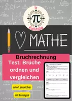 Vorschau - Arbeitsblätter - Materialpaket Mathematik-Tests (Klasse 4-9) – Wiederholen, Überprüfen & Diagnostizieren | teilw. mit Lösungen - Seite 1