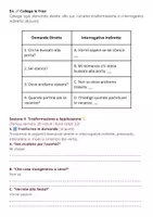 anteprima - Compiti in classe/Test - Esame di Italiano: L'interrogativa indiretta - Pagina 2