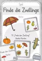 Vorschau - Spiele - Finde den Zwilling - Herbst - Deckblatt