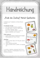 Vorschau - Spiele - Finde den Zwilling - Herbst - Seite 1
