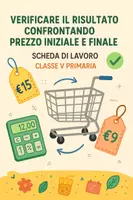 anteprima - Esercizi - Verificare il risultato confrontando prezzo iniziale e finale - Pagina di copertina