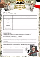Vorschau - Arbeitsblätter - Weimarer Republik - Wer wählte die NSDAP - Klasse 8 - Seite 1