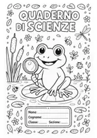 anteprima - Materiale per pittura e bricolage - Copertine per quaderni di Scienze per tutte le classi - Pagina 1