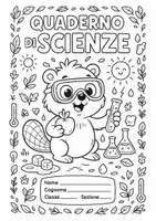 anteprima - Materiale per pittura e bricolage - Copertine per quaderni di Scienze per tutte le classi - Pagina 3