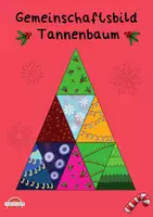 Vorschau - Mal- und Bastelvorlagen - Gemeinschaftsbild Tannenbaum – ein Mitmachprojekt für Kinder - Deckblatt