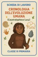 anteprima - Esercizi - Cronologia dell'evoluzione umana (Lucy laustralopiteco) - Pagina di copertina