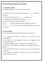 anteprima - Esercizi - Leggenda di Romolo e Remo (Raccolta) - Pagina 1