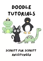 Vorschau - Mal- und Bastelvorlagen - doodle tutorials - Deckblatt