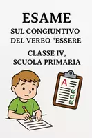 anteprima - Compiti in classe/Test - Esame sul congiuntivo del verbo "Essere" - Pagina di copertina