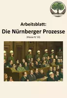 Vorschau - Arbeitsblätter - Arbeitsblatt: Die Nürnberger Prozesse - Deckblatt