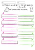 Vorschau - Arbeitsblätter - Getting to know each other (Klasse 5/4) - Reading + Dialogue - Seite 2