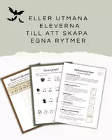 förhandsvisning - Halloweenrytmer – kreativa arbetsblad med bildstöd - sida 3