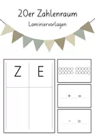 Vorschau - Arbeitsblätter - 20er Zahlenraum | Laminiervorlagen | Grundlagen | Automatisieren - Deckblatt