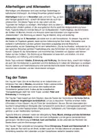Vorschau - Arbeitsblätter - Umgang mit dem Tod: Allerheiligen und der Tag der Toten - Seite 2