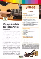 Vorschau - Stundenentwürfe - Materialpaket - Wir sagen euch an den lieben Advent - Orff-, Soundbellows-, Ukuele- und Boomwhackerspielsätze - Seite 1