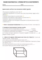 anteprima - Compiti in classe/Test - Esame sui Prismi Retti: Verifica delle Competenze - Pagina 1