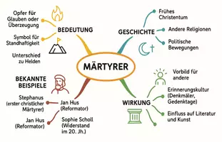 Vorschau - Arbeitsblätter - Arbeitsblätter zum Thema "Märtyrer" + Lösung & MP3 + Mindmap + Infografik - Seite 2
