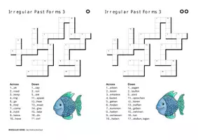 Vorschau - Arbeitsblätter - Irregular Verbs (crossword) - Seite 3