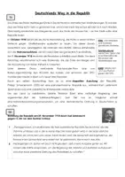 Vorschau - Arbeitsblätter - Deutschlands Weg in die Republik-Novemberrevolution - Seite 2