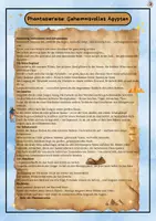 Vorschau - Arbeitsblätter - Arbeitsheft "Geheimnisvolles Ägypten-Götter,Pyramiden und Pharaonen - Seite 3