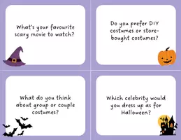 Vorschau - Stationenlernen - Conversation Cards Halloween - Stop and Swap Halloween - Seite 3