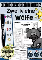 Vorschau - Stundenentwürfe - "Zwei kleine Wölfe": Liederarbeitung und Visualisierung - Deckblatt