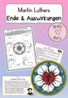 Vorschau - Arbeitsblätter - Martin Luthers Ende und Auswirkungen - Deckblatt