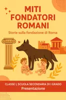 anteprima - Presentazioni / Lavagne - Miti fondatori romani: storie sulla fondazione di Roma - Pagina di copertina
